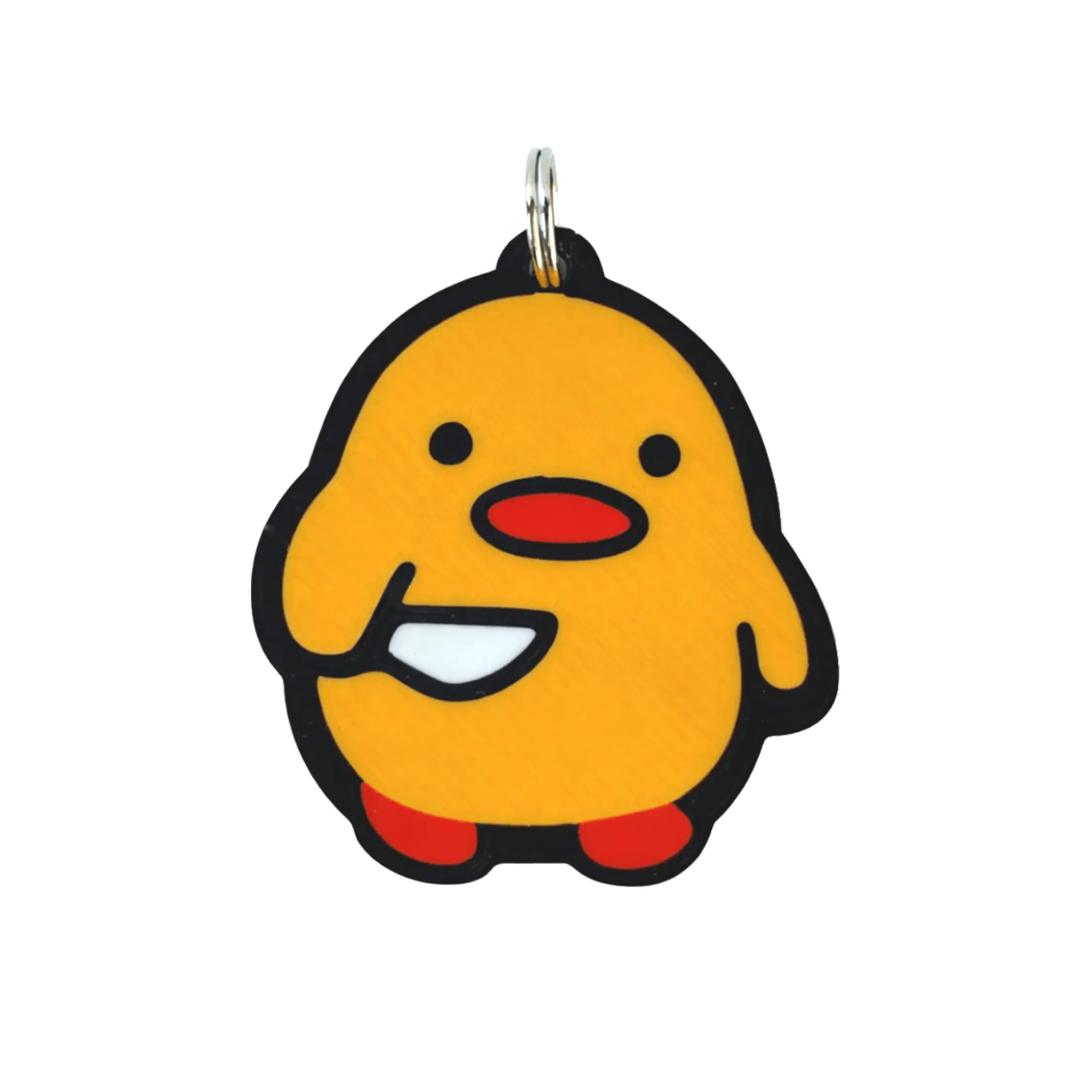 Portachiavi NFC Anatra Aggressiva – Biglietto da Visita Digitale Senza App con Sito Personale – Condividi Contatti, Social e Link con un Tocco – Compatibile iPhone Android